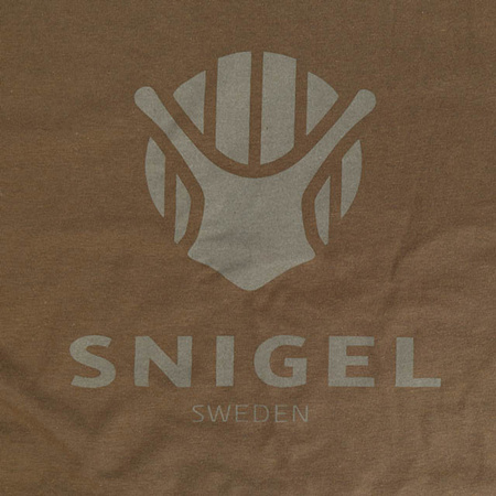 T-shirt Bawełniany Snigel Olive
